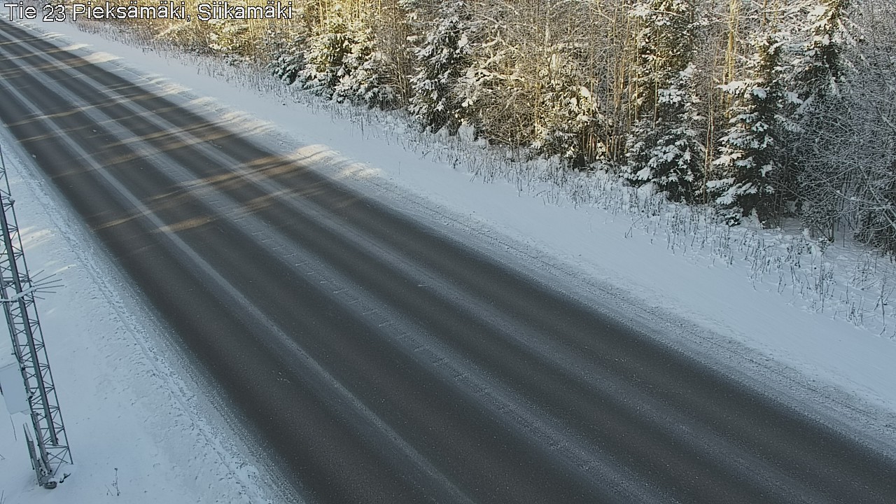 Weather Camera Image Road 23 Pieksämäki, Siikamäki, Pieksämäki, Etelä-Savo