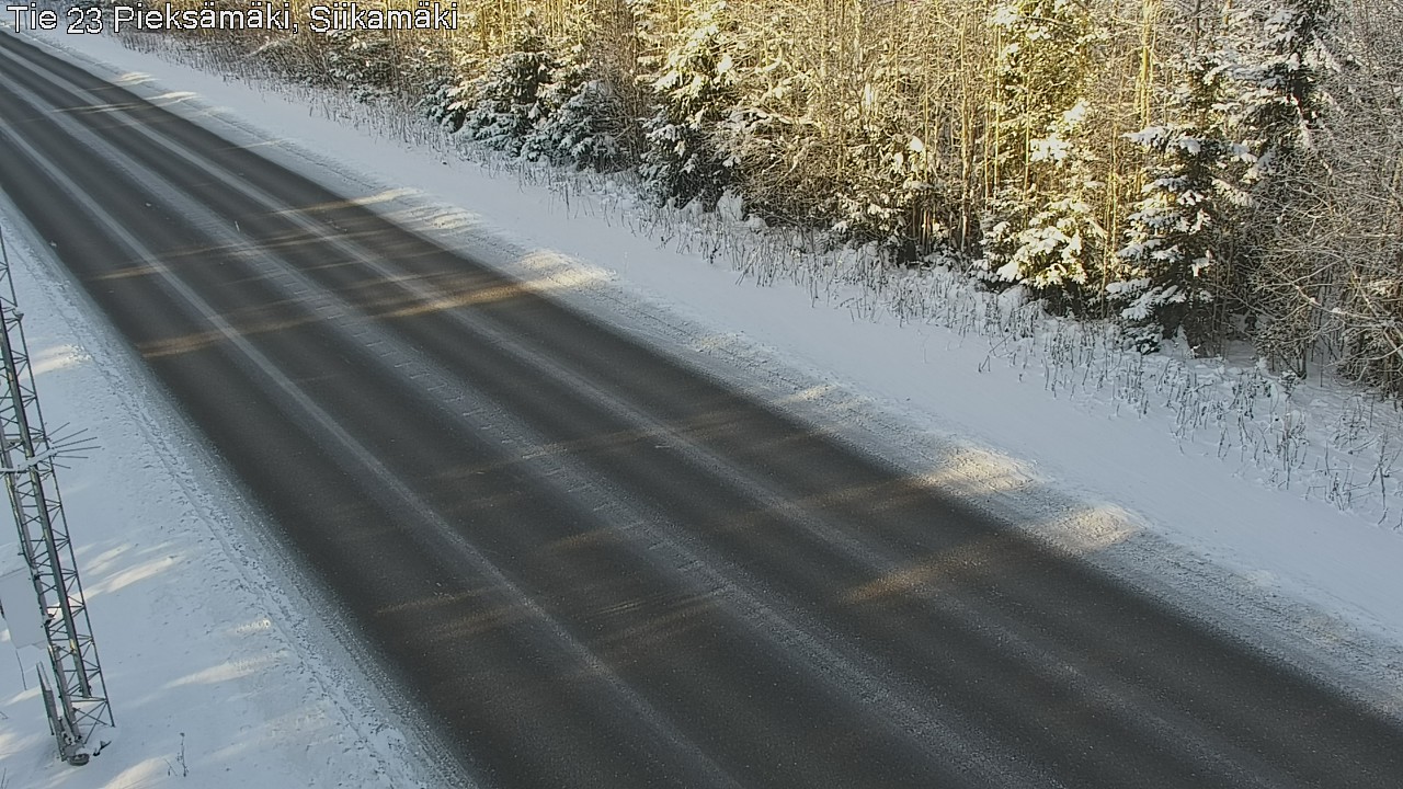 Weather Camera Image Road 23 Pieksämäki, Siikamäki, Pieksämäki, Etelä-Savo