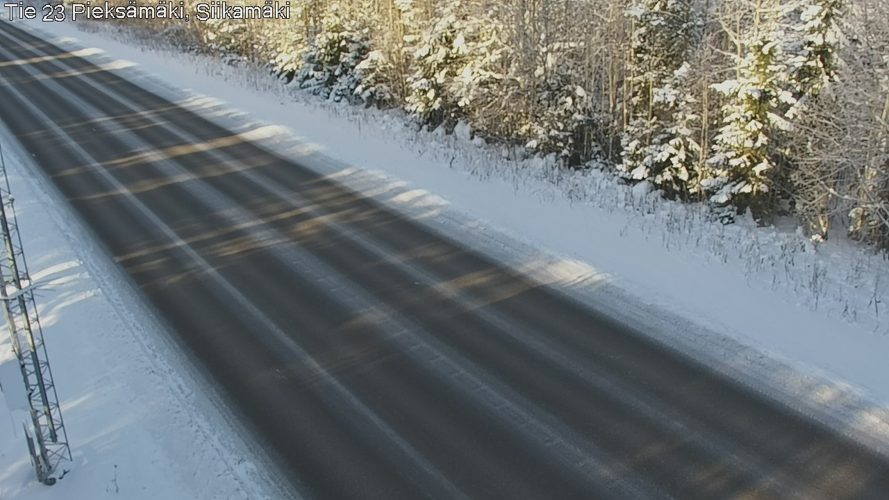 Weather Camera Image Road 23 Pieksämäki, Siikamäki, Pieksämäki, Etelä-Savo