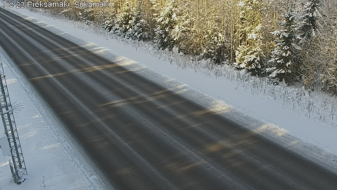 Weather Camera Image Road 23 Pieksämäki, Siikamäki, Pieksämäki, Etelä-Savo
