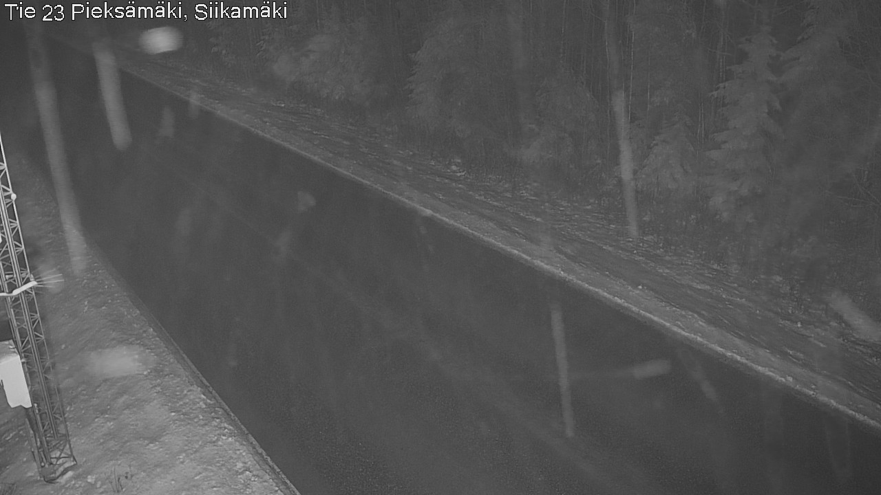 Weather Camera Image Väg 23 Pieksämäki, Siikamäki, Pieksämäki, Etelä-Savo
