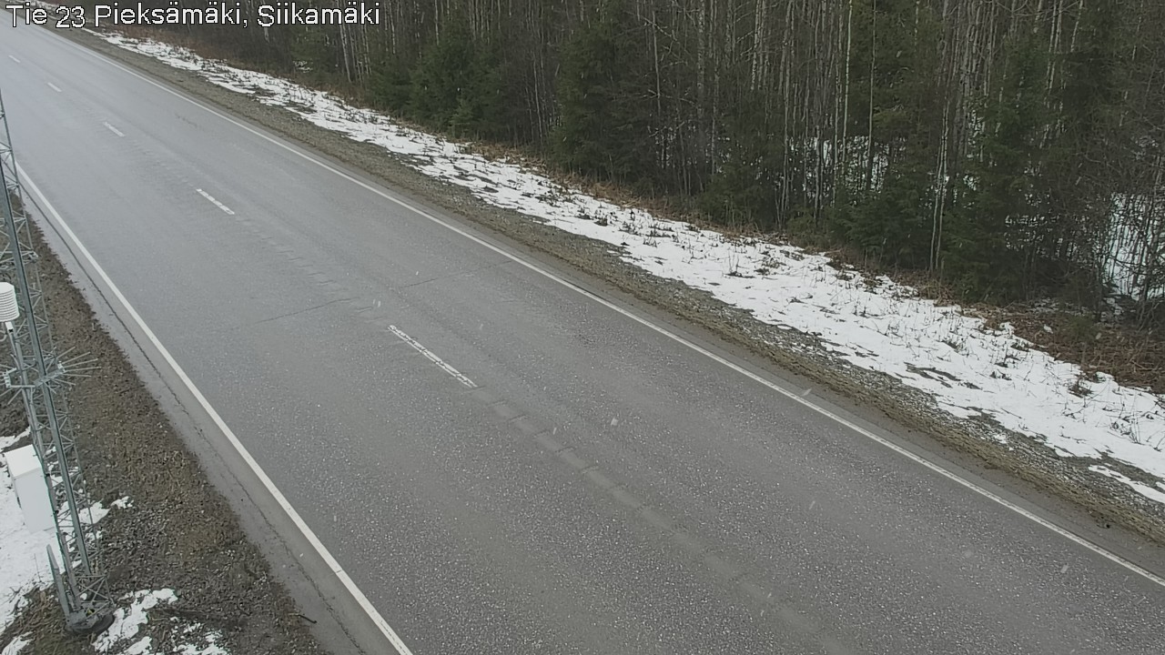 Weather Camera Image Road 23 Pieksämäki, Siikamäki, Pieksämäki, Etelä-Savo