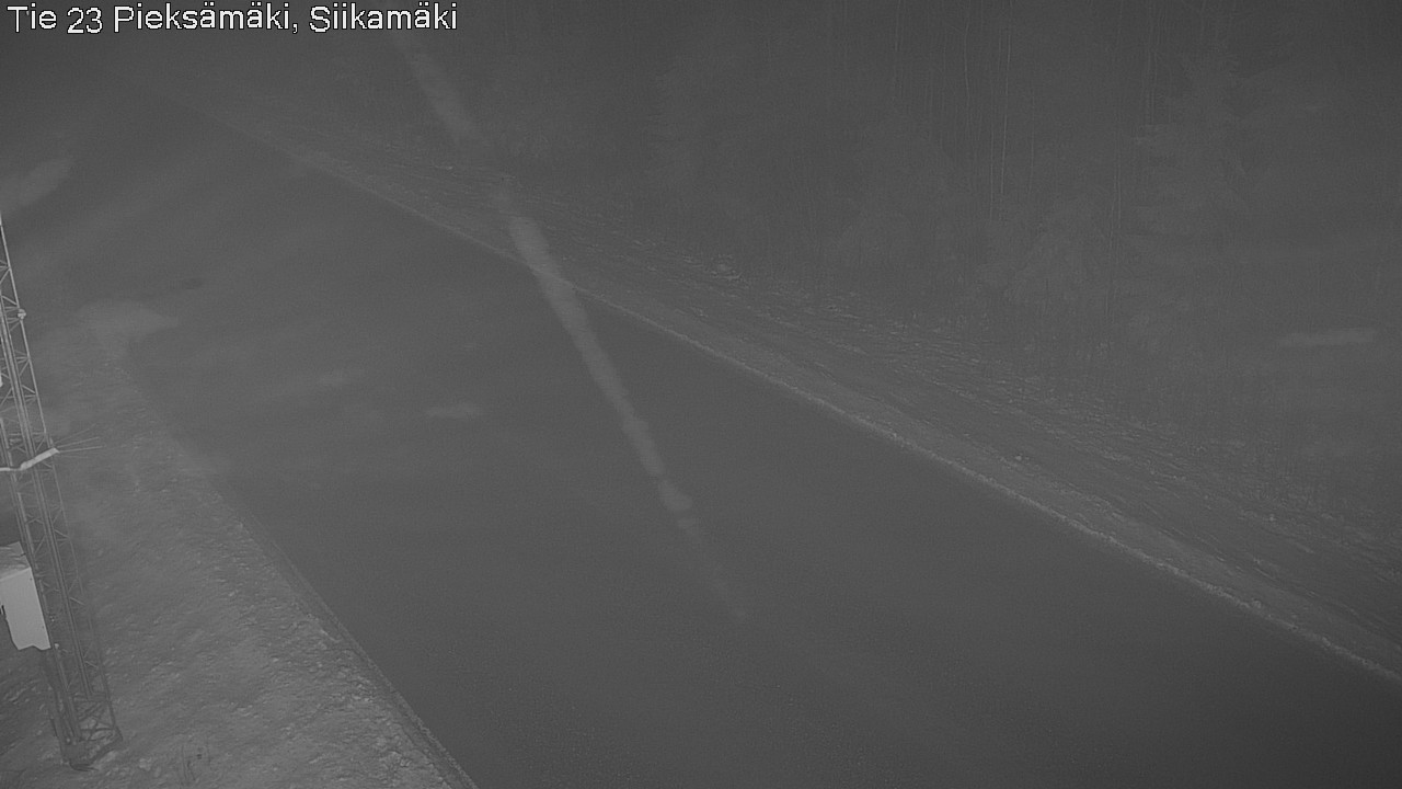 Weather Camera Image Väg 23 Pieksämäki, Siikamäki, Pieksämäki, Etelä-Savo