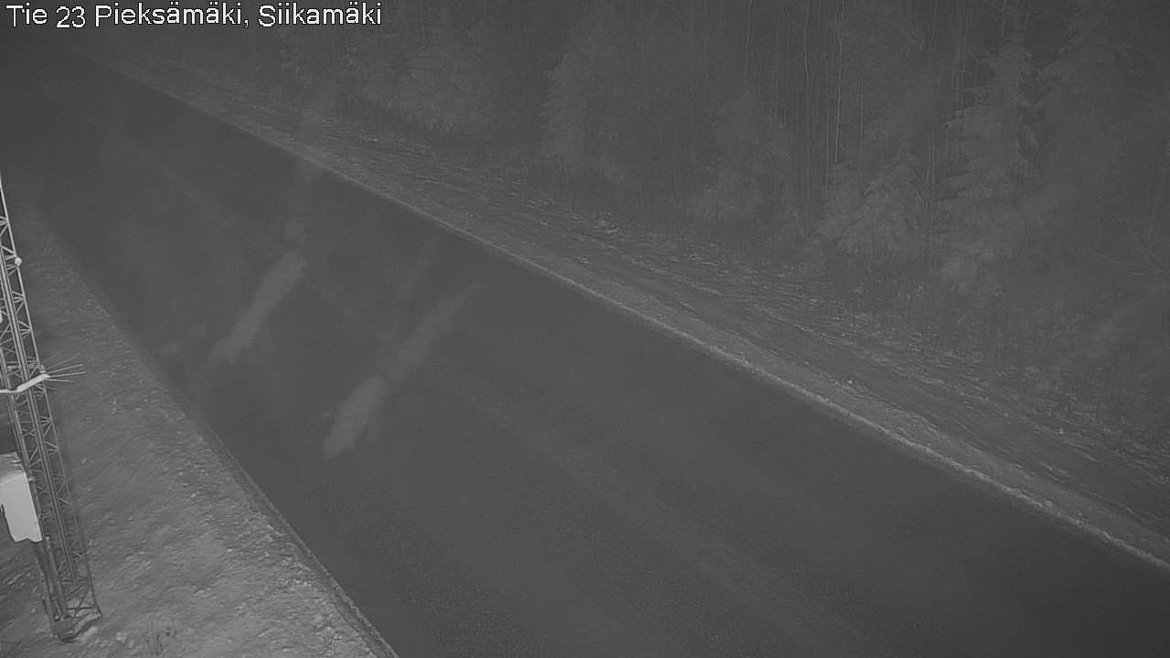 Weather Camera Image Väg 23 Pieksämäki, Siikamäki, Pieksämäki, Etelä-Savo