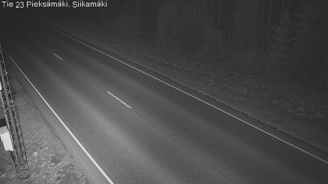 Weather Camera Image Väg 23 Pieksämäki, Siikamäki, Pieksämäki, Etelä-Savo