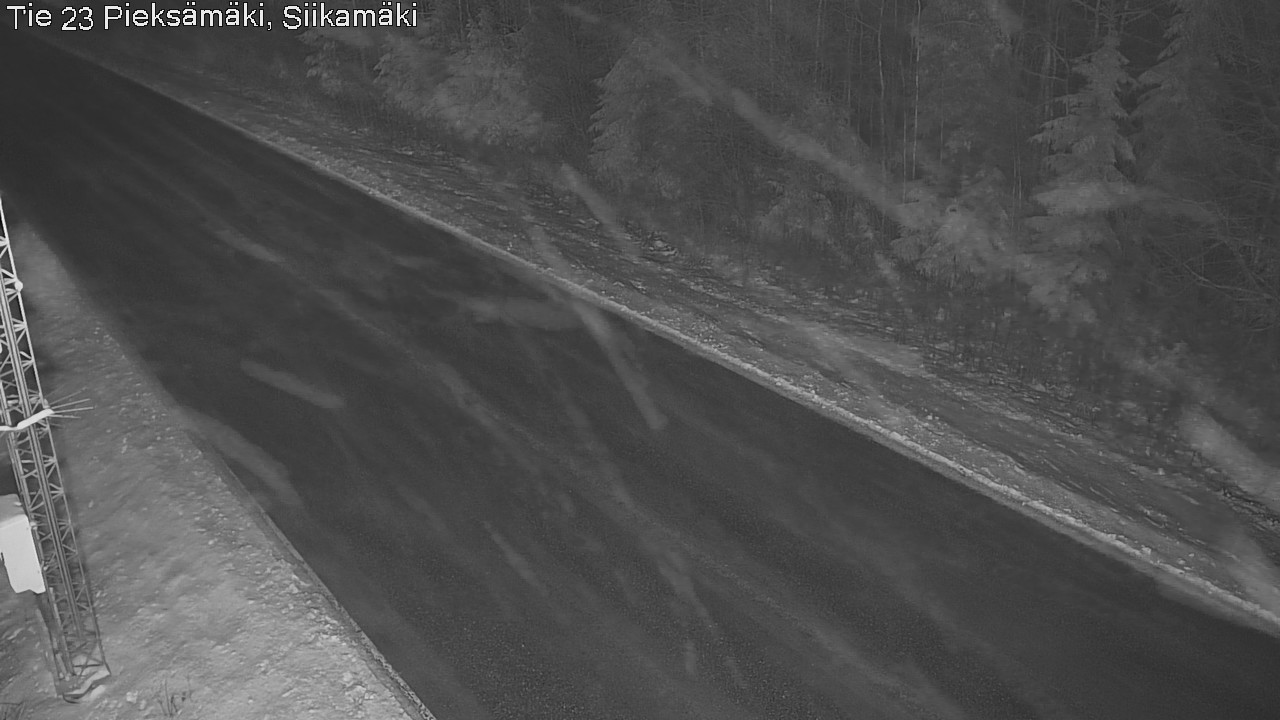 Weather Camera Image Väg 23 Pieksämäki, Siikamäki, Pieksämäki, Etelä-Savo