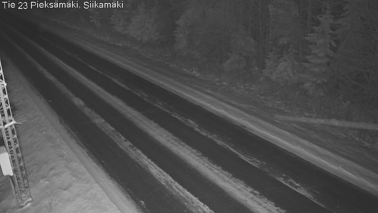 Weather Camera Image Väg 23 Pieksämäki, Siikamäki, Pieksämäki, Etelä-Savo