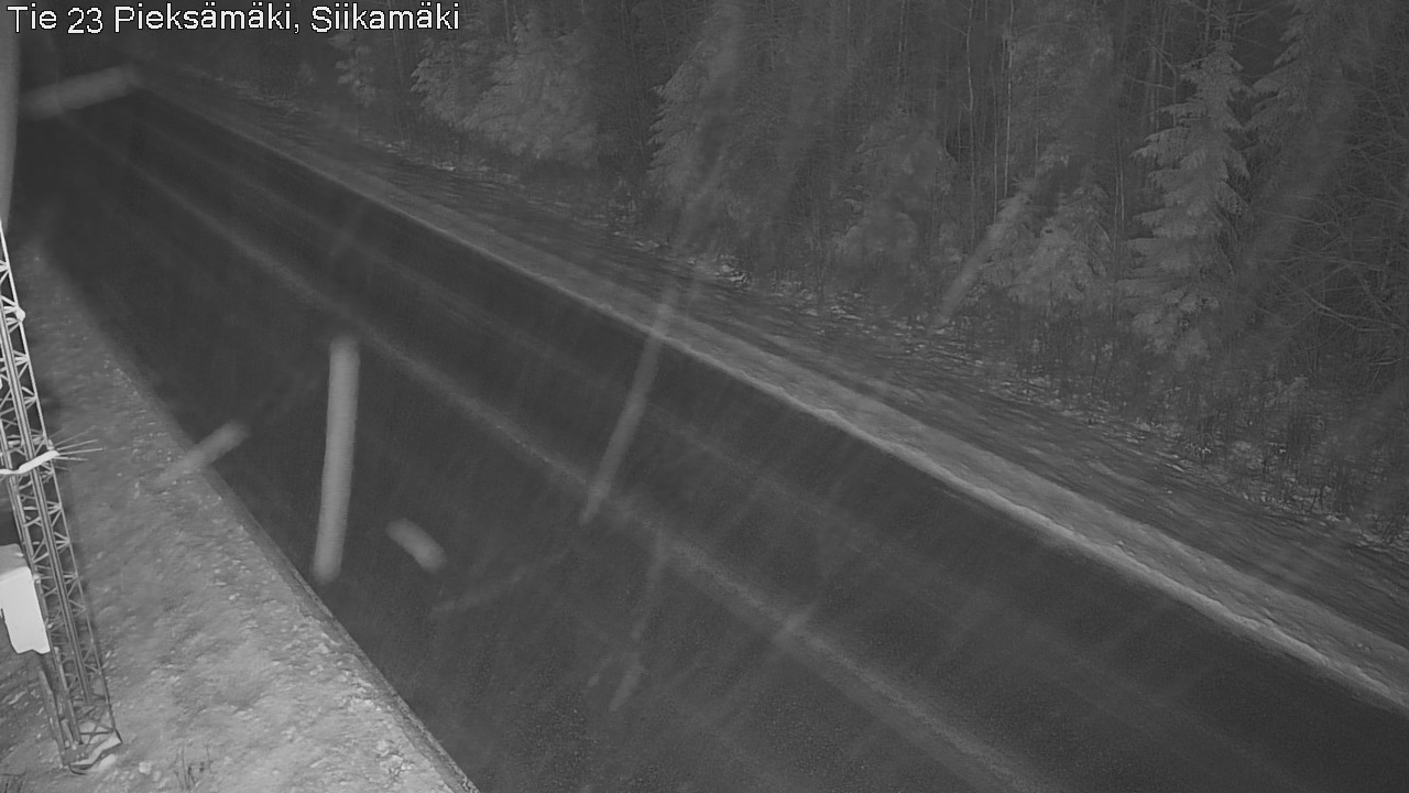 Weather Camera Image Väg 23 Pieksämäki, Siikamäki, Pieksämäki, Etelä-Savo