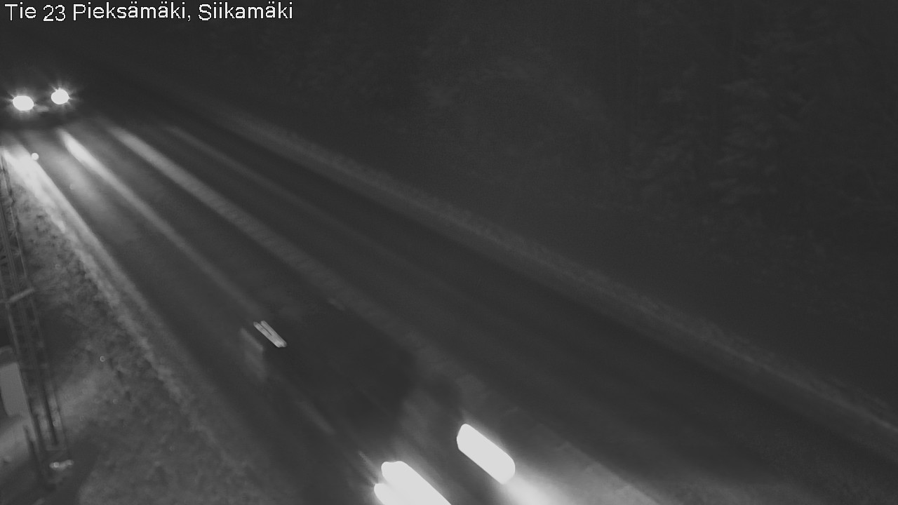 Weather Camera Image Väg 23 Pieksämäki, Siikamäki, Pieksämäki, Etelä-Savo
