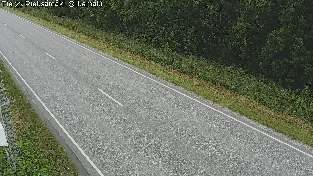 Weather Camera Image Väg 23 Pieksämäki, Siikamäki, Pieksämäki, Etelä-Savo