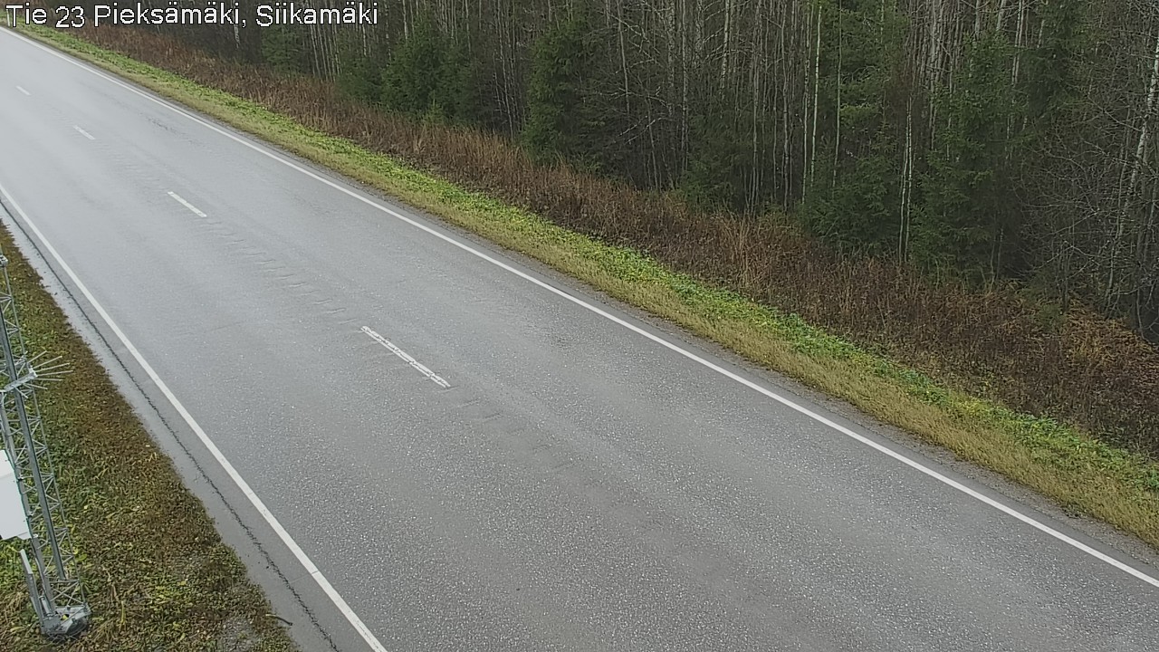 Weather Camera Image Väg 23 Pieksämäki, Siikamäki, Pieksämäki, Etelä-Savo