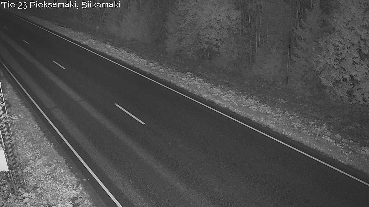 Weather Camera Image Road 23 Pieksämäki, Siikamäki, Pieksämäki, Etelä-Savo