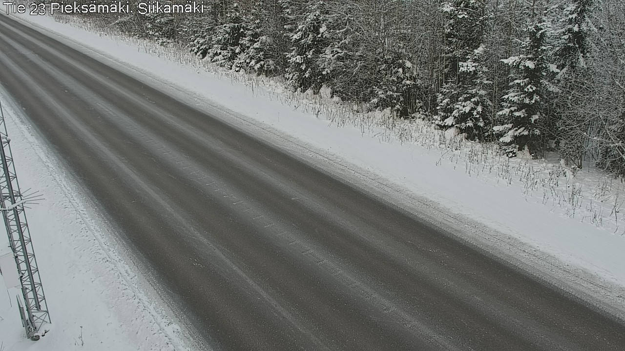 Weather Camera Image Road 23 Pieksämäki, Siikamäki, Pieksämäki, Etelä-Savo