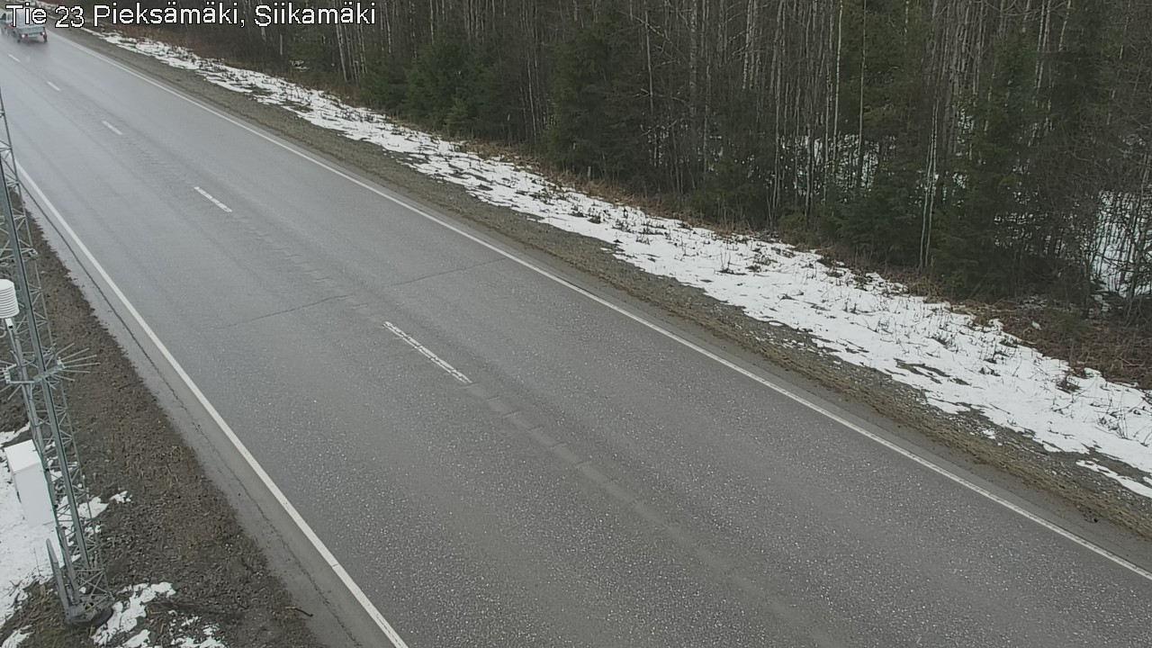Weather Camera Image Road 23 Pieksämäki, Siikamäki, Pieksämäki, Etelä-Savo