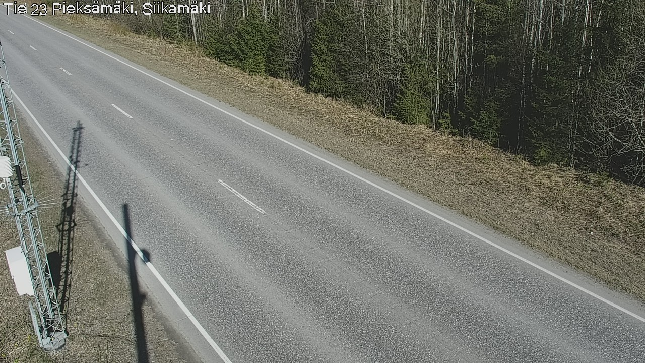 Weather Camera Image Väg 23 Pieksämäki, Siikamäki, Pieksämäki, Etelä-Savo