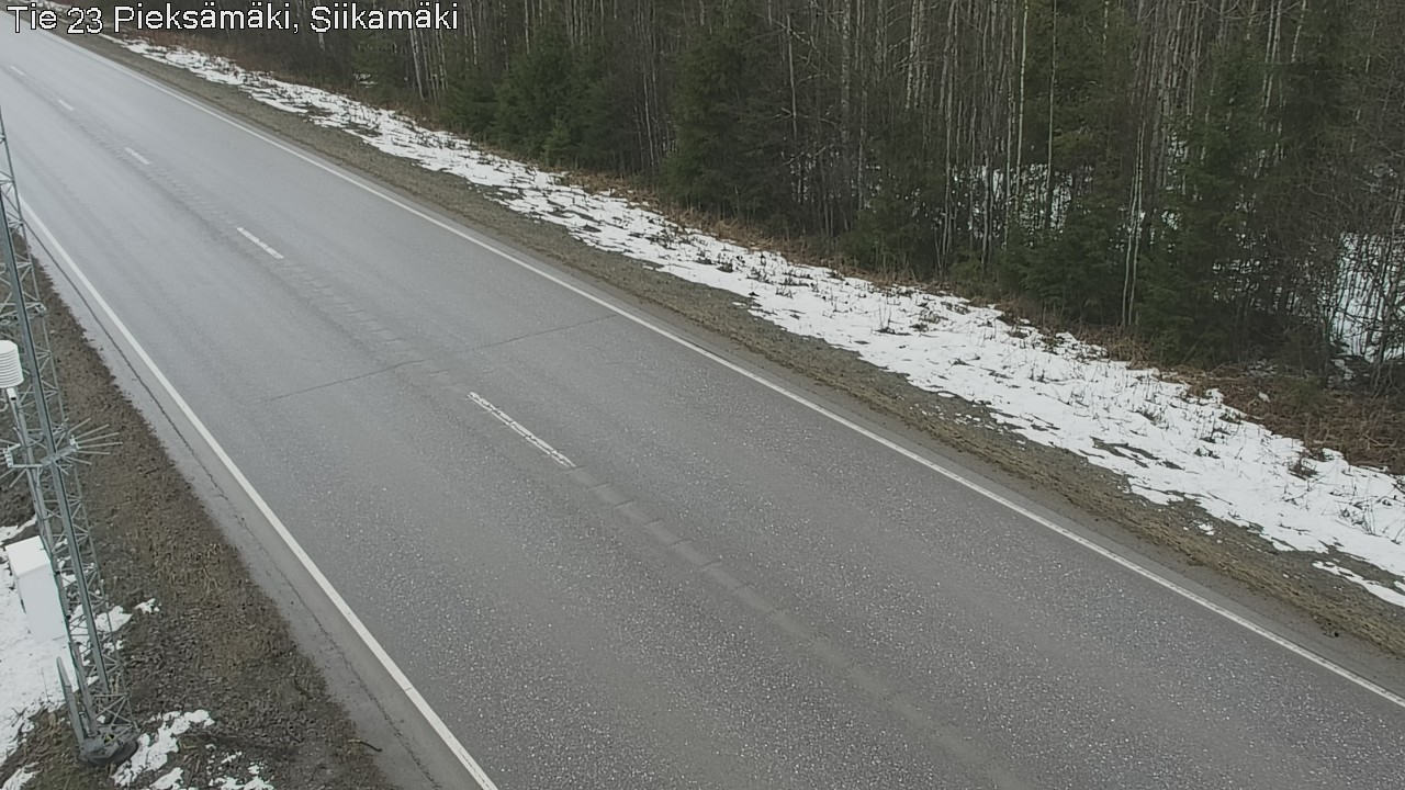 Weather Camera Image Road 23 Pieksämäki, Siikamäki, Pieksämäki, Etelä-Savo