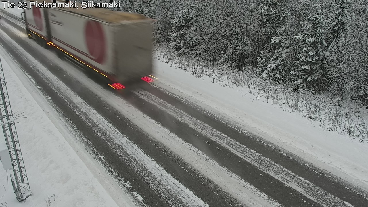 Weather Camera Image Väg 23 Pieksämäki, Siikamäki, Pieksämäki, Etelä-Savo