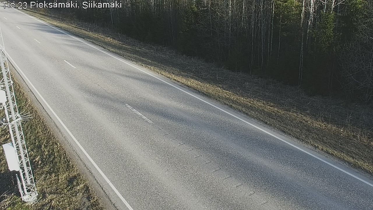 Weather Camera Image Road 23 Pieksämäki, Siikamäki, Pieksämäki, Etelä-Savo