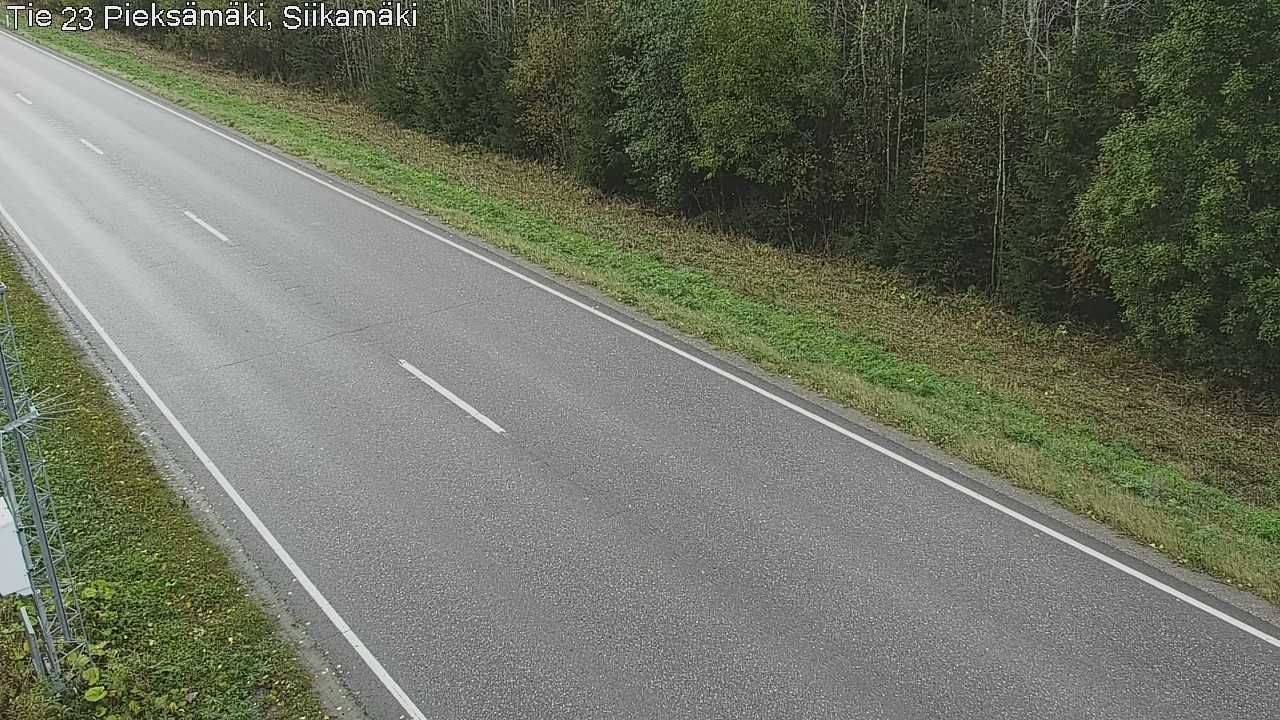 Weather Camera Image Road 23 Pieksämäki, Siikamäki, Pieksämäki, Etelä-Savo