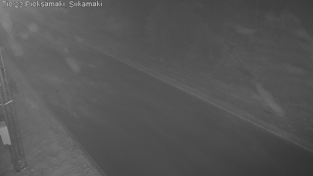 Weather Camera Image Väg 23 Pieksämäki, Siikamäki, Pieksämäki, Etelä-Savo