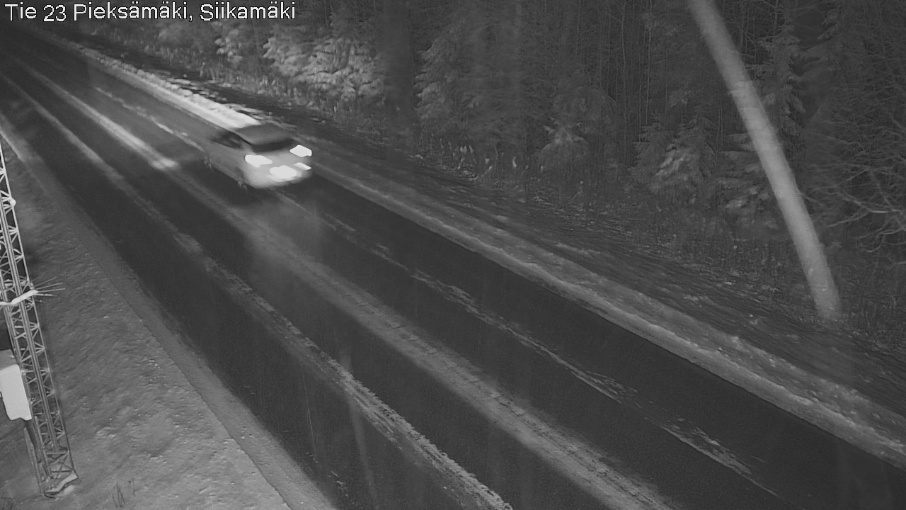 Weather Camera Image Väg 23 Pieksämäki, Siikamäki, Pieksämäki, Etelä-Savo