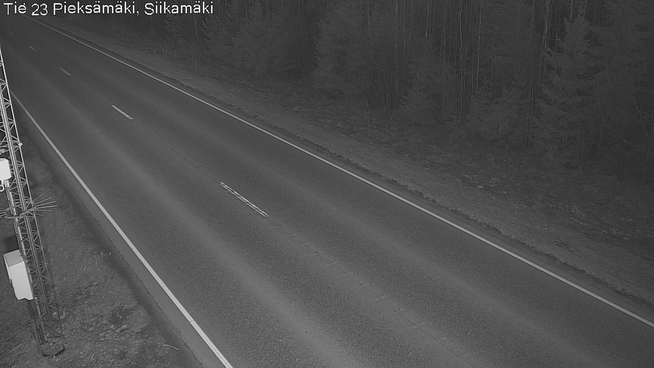 Weather Camera Image Road 23 Pieksämäki, Siikamäki, Pieksämäki, Etelä-Savo