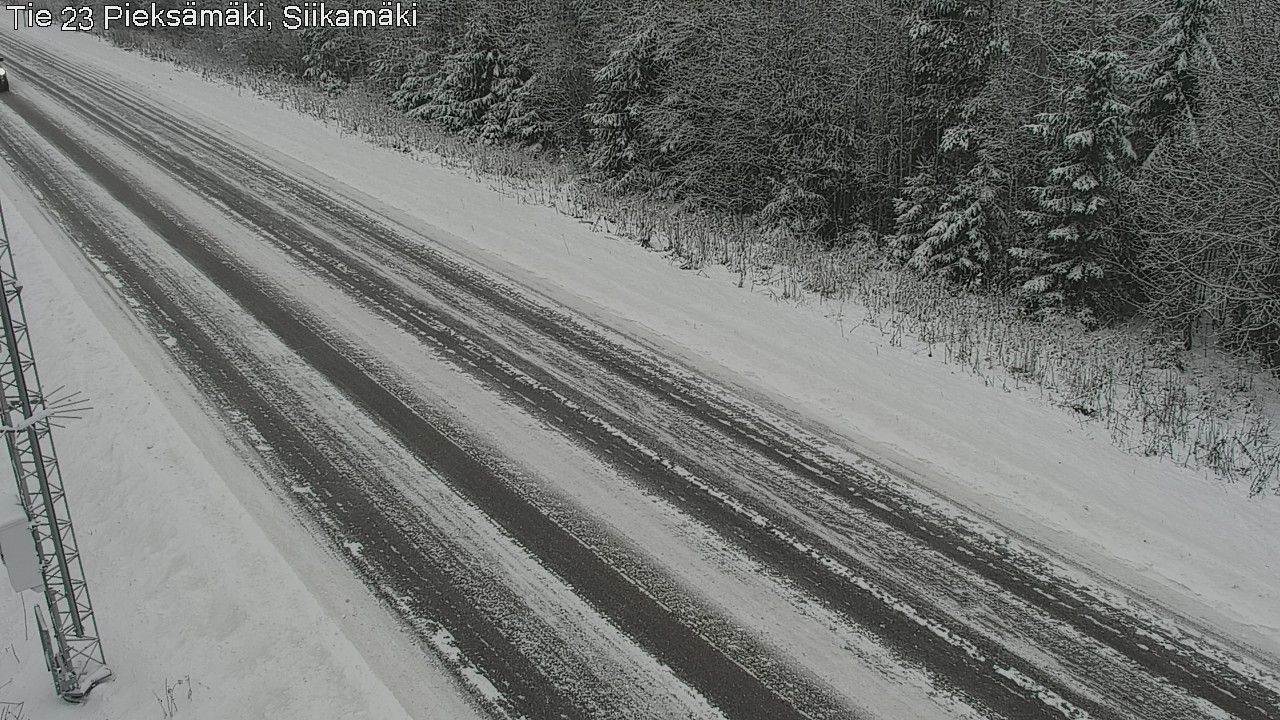 Weather Camera Image Väg 23 Pieksämäki, Siikamäki, Pieksämäki, Etelä-Savo