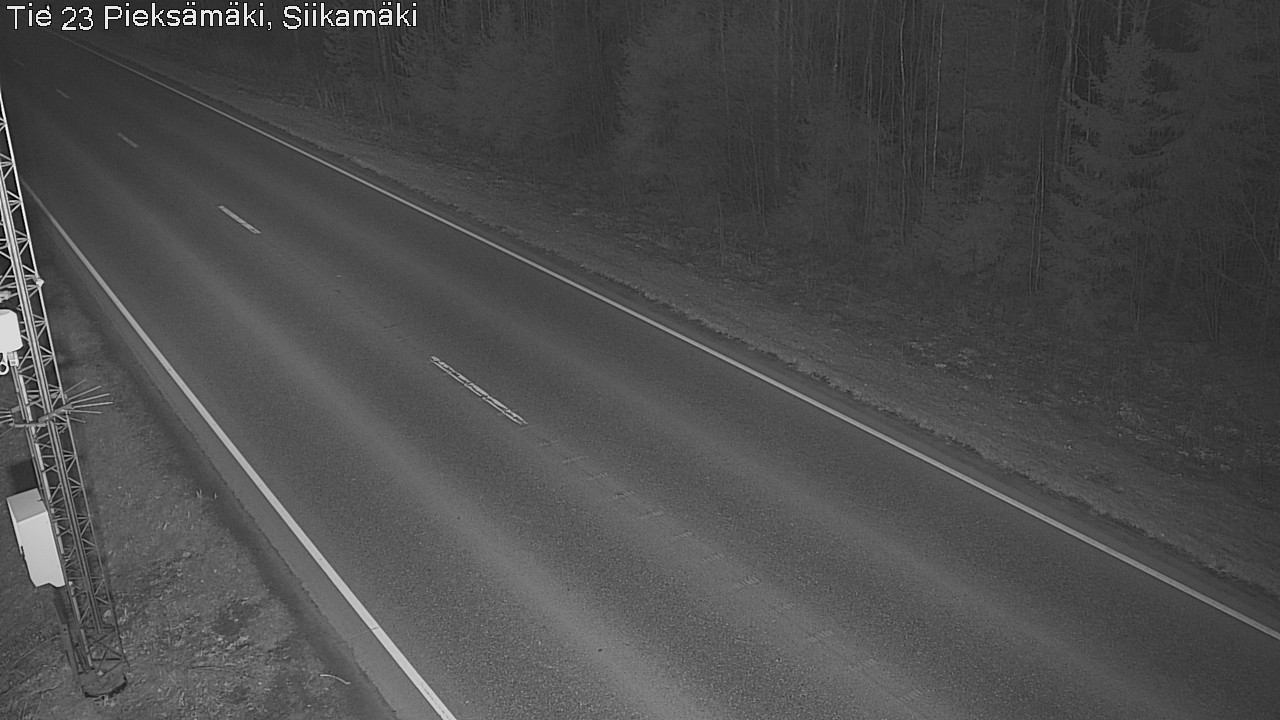 Weather Camera Image Road 23 Pieksämäki, Siikamäki, Pieksämäki, Etelä-Savo
