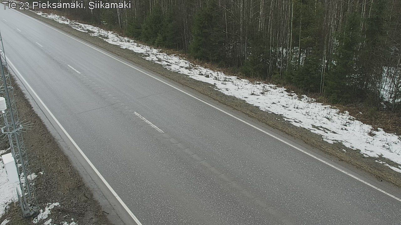 Weather Camera Image Road 23 Pieksämäki, Siikamäki, Pieksämäki, Etelä-Savo