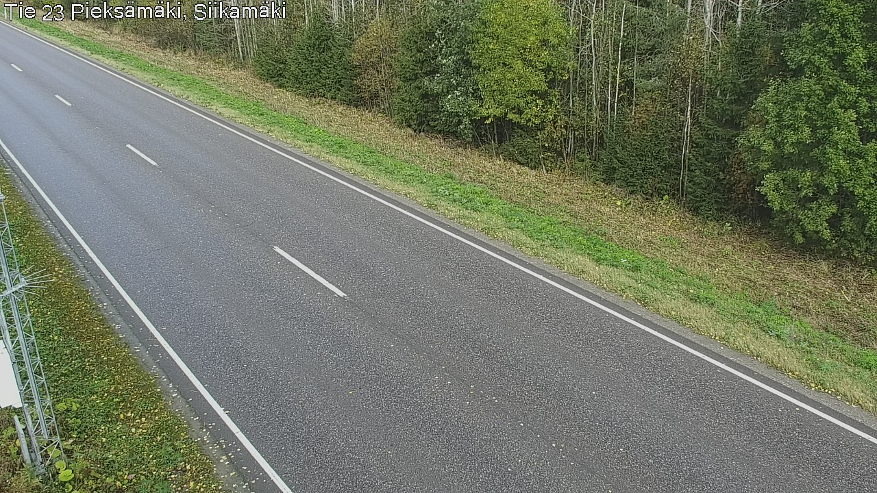 Weather Camera Image Road 23 Pieksämäki, Siikamäki, Pieksämäki, Etelä-Savo