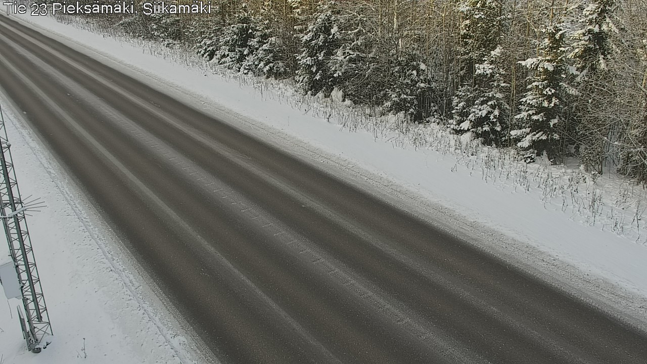 Weather Camera Image Väg 23 Pieksämäki, Siikamäki, Pieksämäki, Etelä-Savo