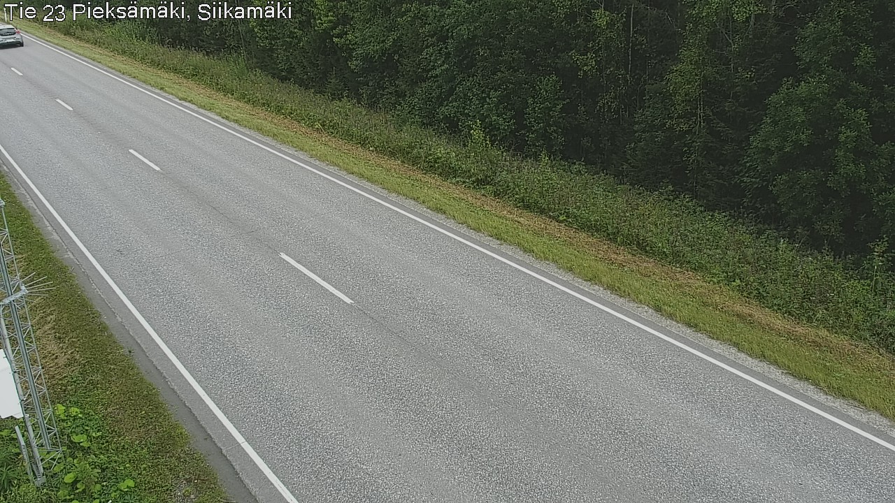 Weather Camera Image Väg 23 Pieksämäki, Siikamäki, Pieksämäki, Etelä-Savo