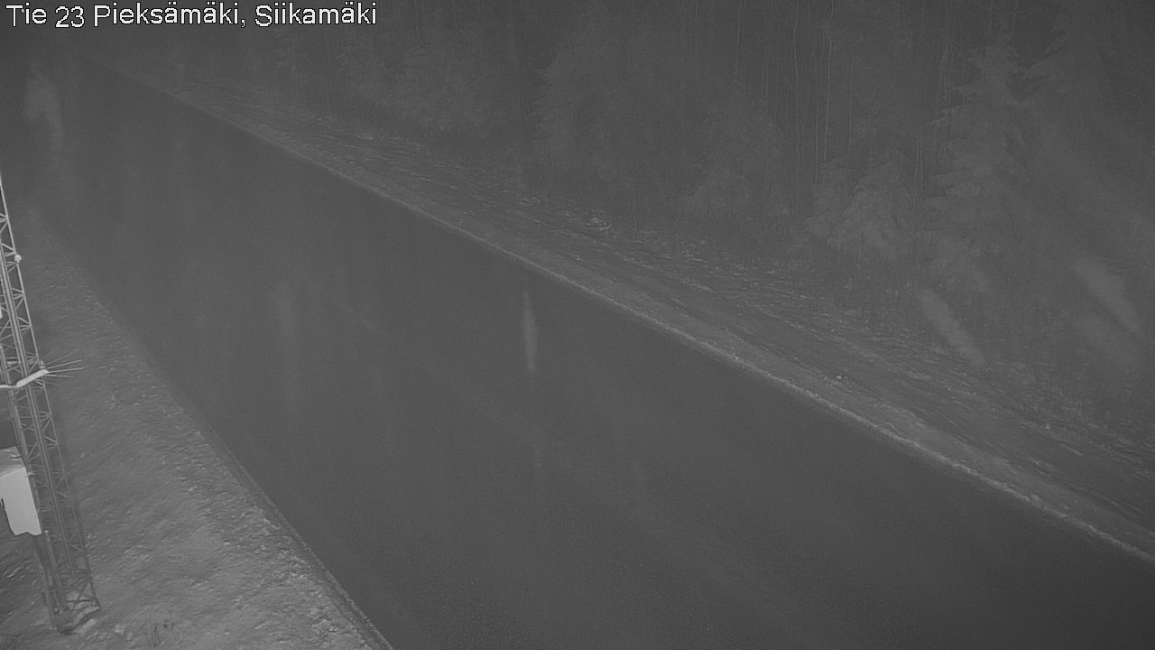 Weather Camera Image Väg 23 Pieksämäki, Siikamäki, Pieksämäki, Etelä-Savo