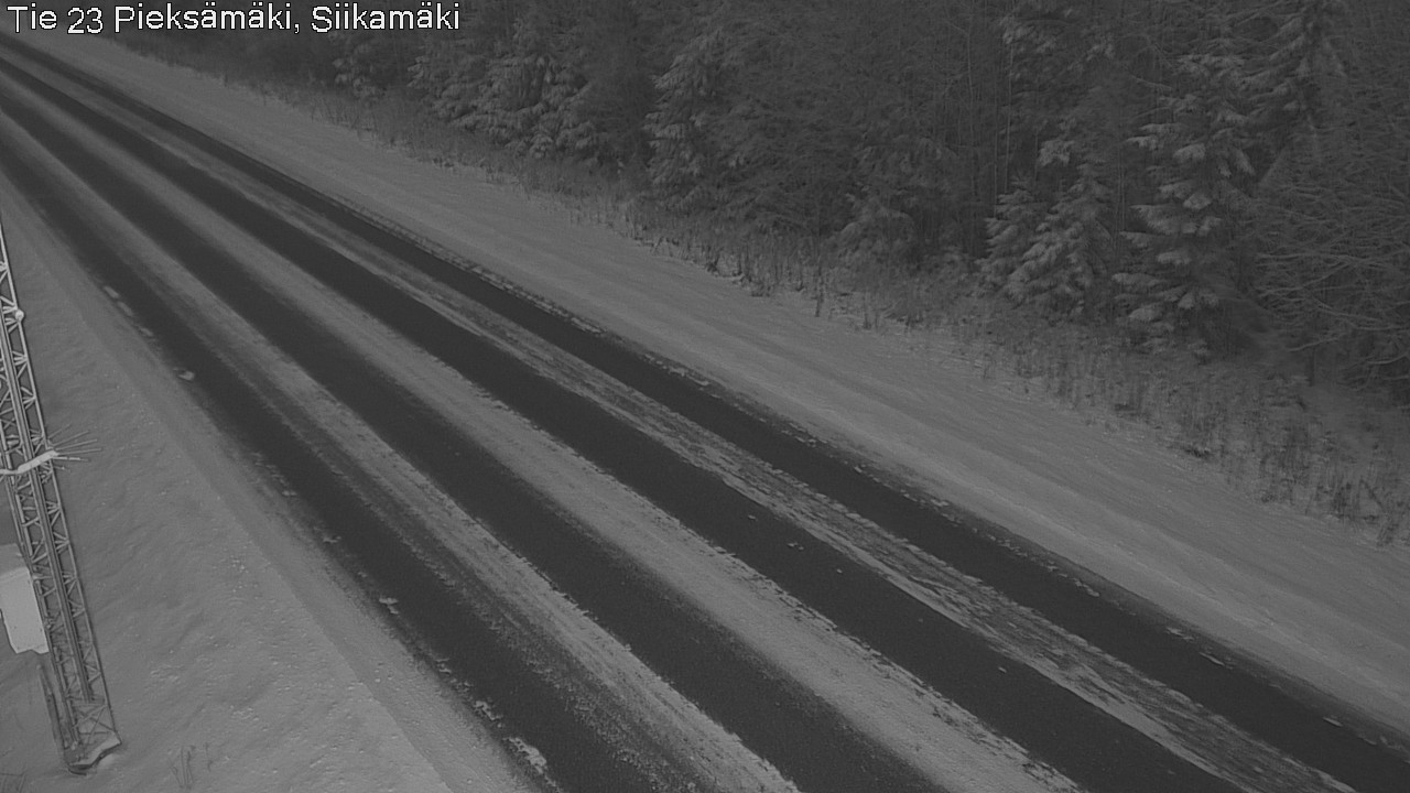 Weather Camera Image Väg 23 Pieksämäki, Siikamäki, Pieksämäki, Etelä-Savo
