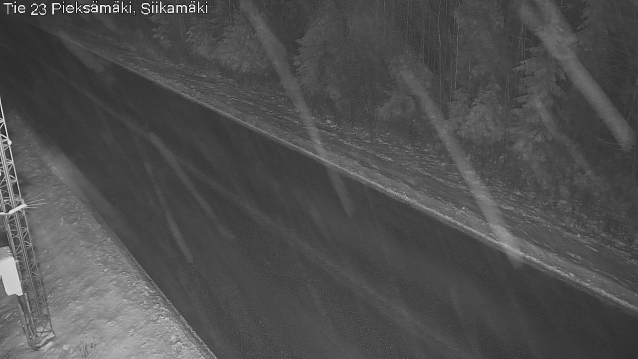 Weather Camera Image Väg 23 Pieksämäki, Siikamäki, Pieksämäki, Etelä-Savo