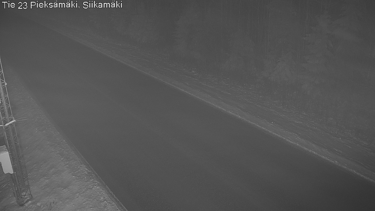 Weather Camera Image Väg 23 Pieksämäki, Siikamäki, Pieksämäki, Etelä-Savo