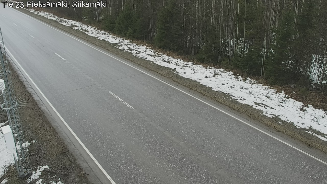 Weather Camera Image Road 23 Pieksämäki, Siikamäki, Pieksämäki, Etelä-Savo