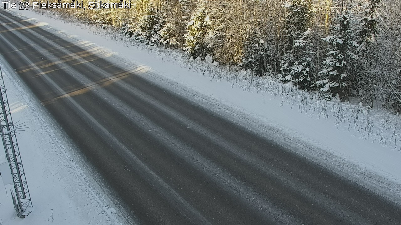 Weather Camera Image Road 23 Pieksämäki, Siikamäki, Pieksämäki, Etelä-Savo