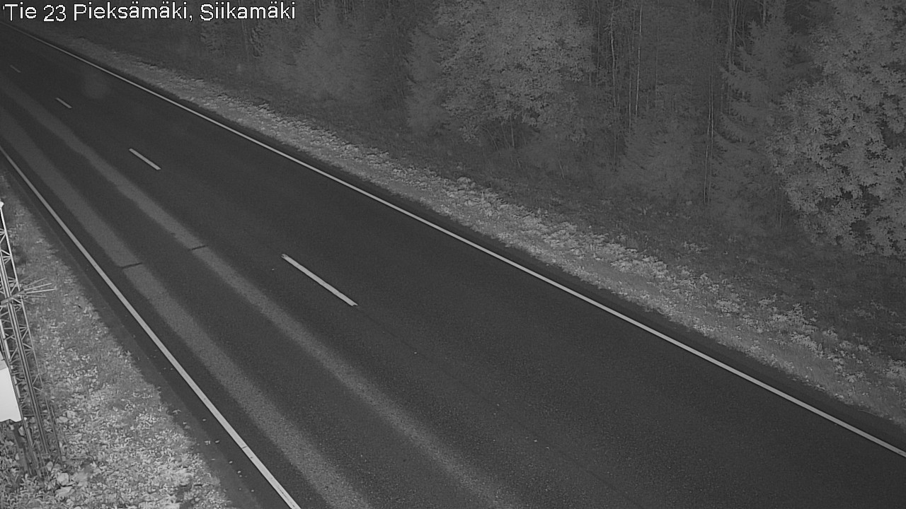 Weather Camera Image Road 23 Pieksämäki, Siikamäki, Pieksämäki, Etelä-Savo