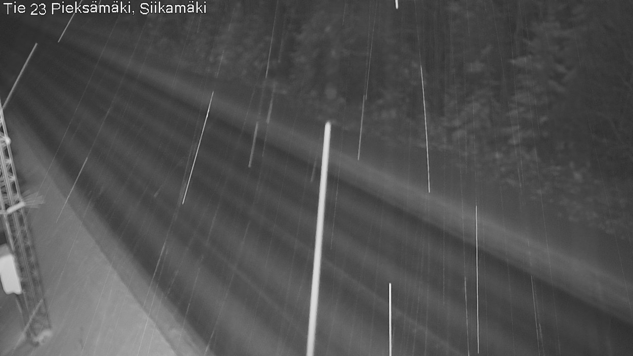 Weather Camera Image Väg 23 Pieksämäki, Siikamäki, Pieksämäki, Etelä-Savo