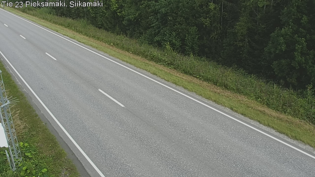 Weather Camera Image Väg 23 Pieksämäki, Siikamäki, Pieksämäki, Etelä-Savo
