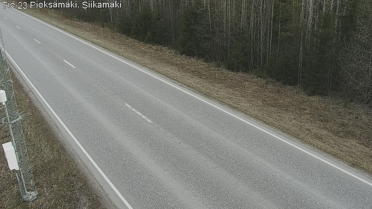 Weather Camera Image Road 23 Pieksämäki, Siikamäki, Pieksämäki, Etelä-Savo