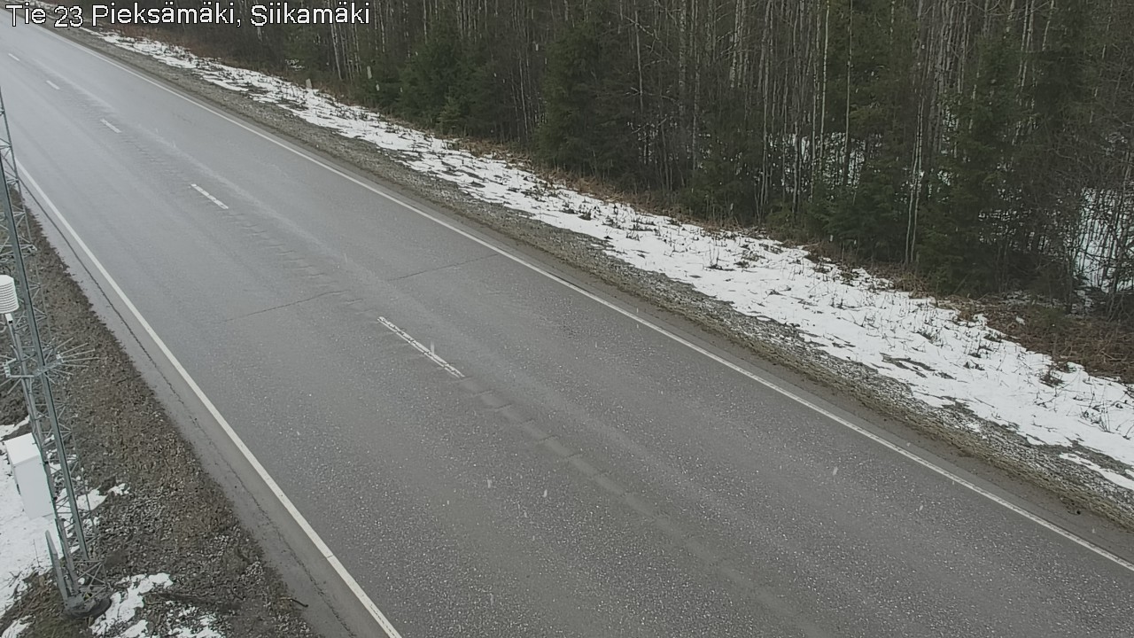 Weather Camera Image Road 23 Pieksämäki, Siikamäki, Pieksämäki, Etelä-Savo