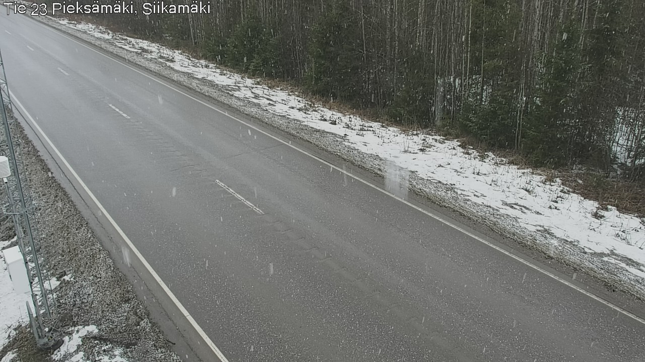 Weather Camera Image Väg 23 Pieksämäki, Siikamäki, Pieksämäki, Etelä-Savo