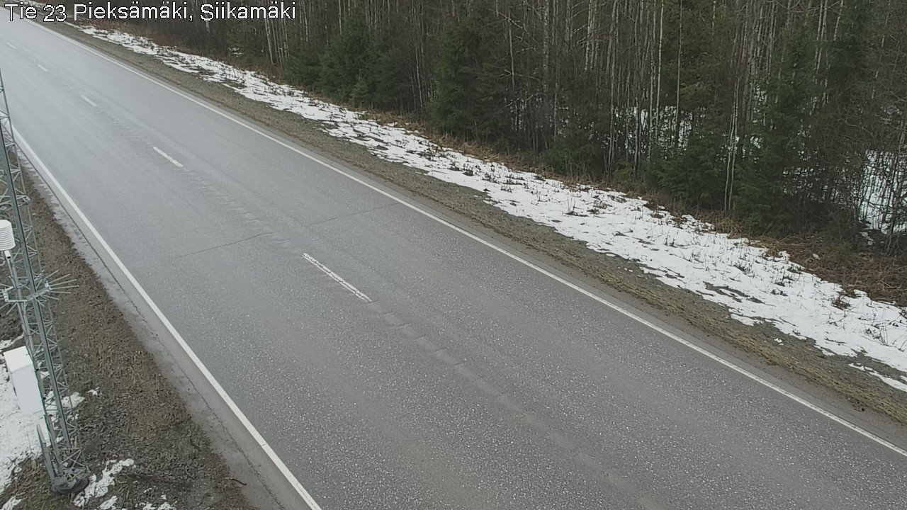 Weather Camera Image Road 23 Pieksämäki, Siikamäki, Pieksämäki, Etelä-Savo