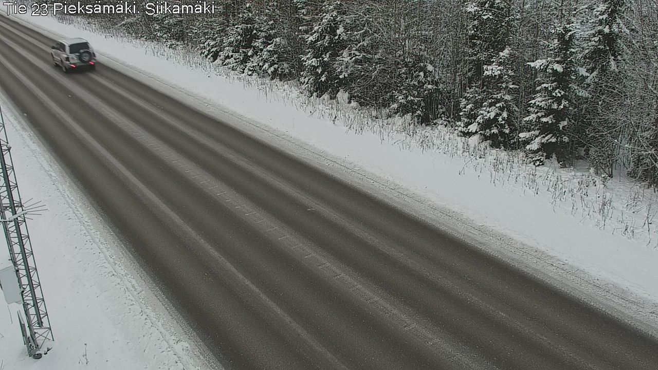 Weather Camera Image Väg 23 Pieksämäki, Siikamäki, Pieksämäki, Etelä-Savo