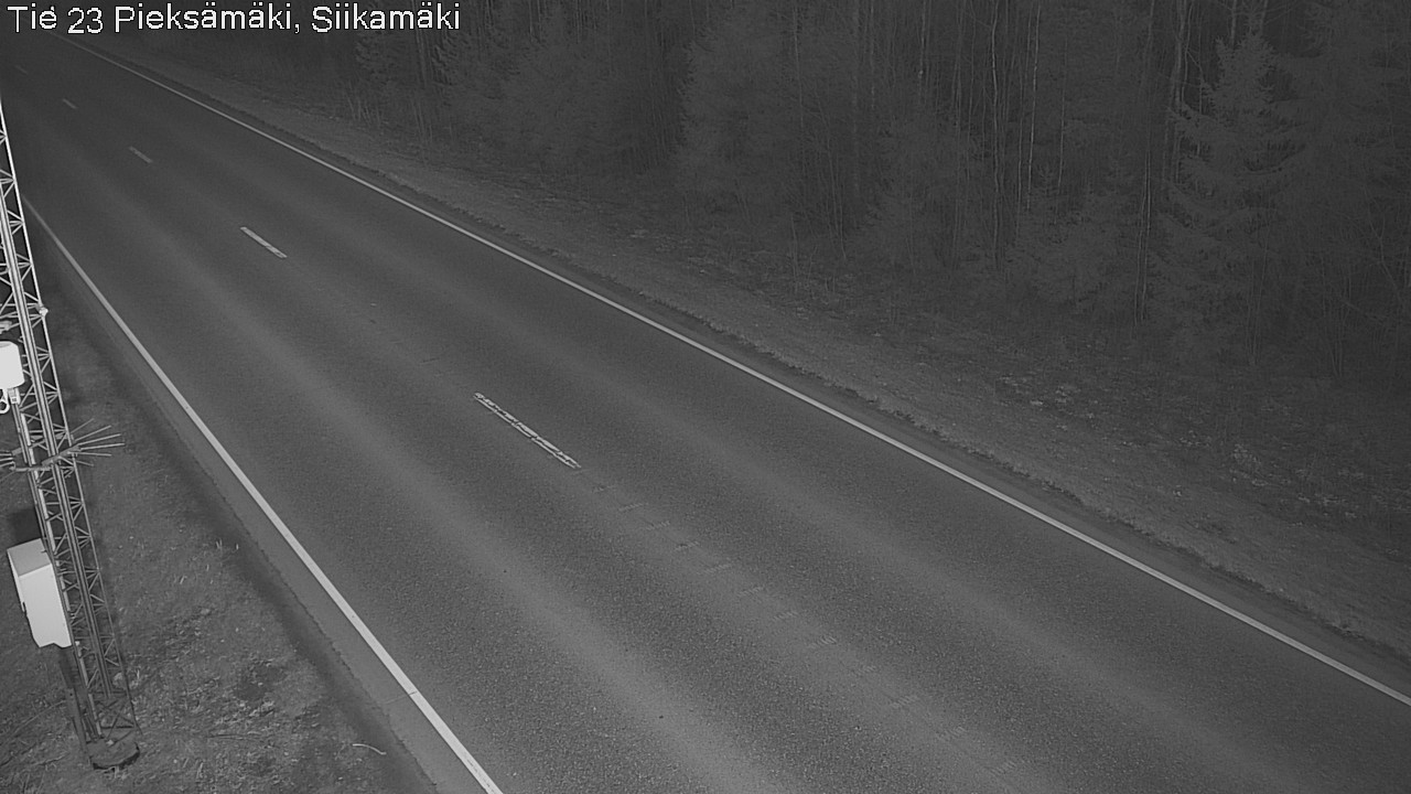 Weather Camera Image Road 23 Pieksämäki, Siikamäki, Pieksämäki, Etelä-Savo
