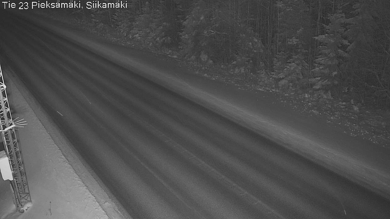 Weather Camera Image Väg 23 Pieksämäki, Siikamäki, Pieksämäki, Etelä-Savo