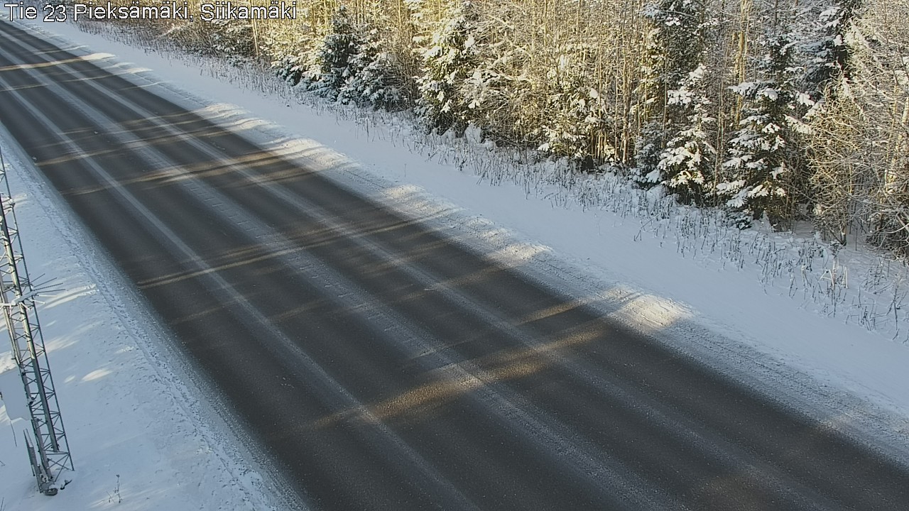 Weather Camera Image Road 23 Pieksämäki, Siikamäki, Pieksämäki, Etelä-Savo