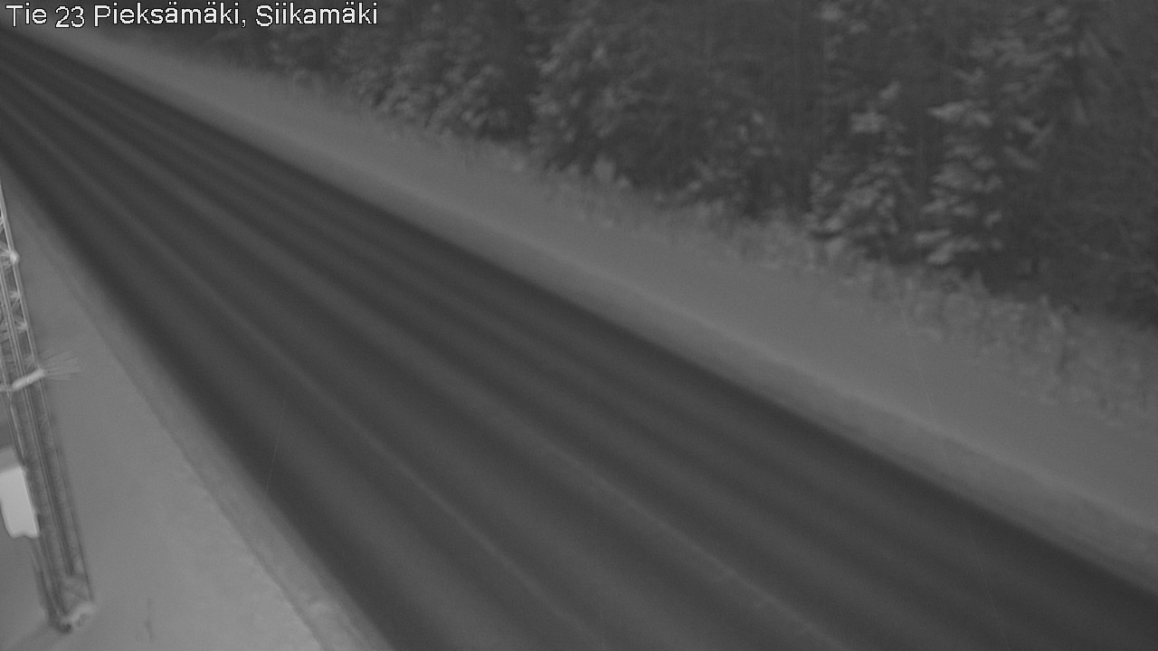 Weather Camera Image Väg 23 Pieksämäki, Siikamäki, Pieksämäki, Etelä-Savo